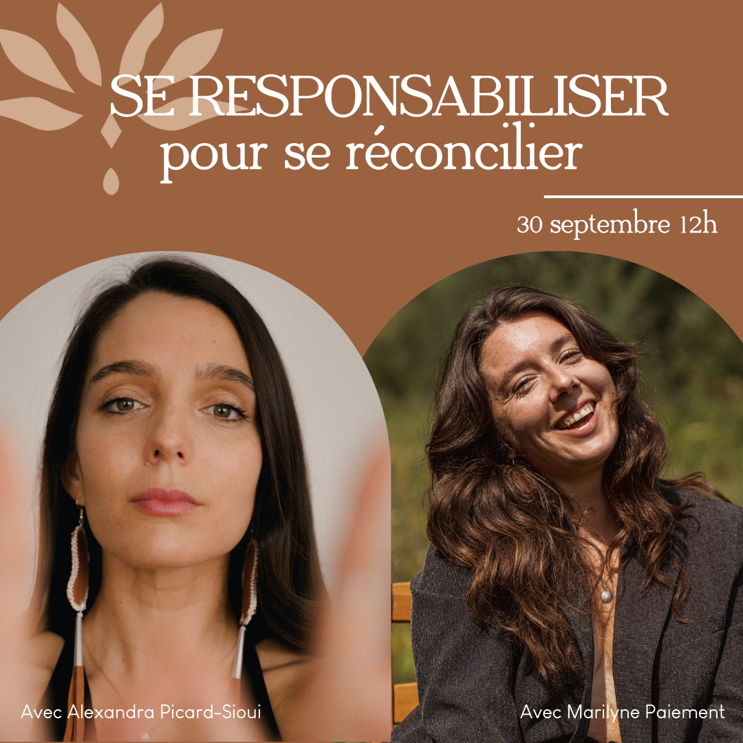 30 septembre - Atelier - Se responsabiliser pour se réconcilier