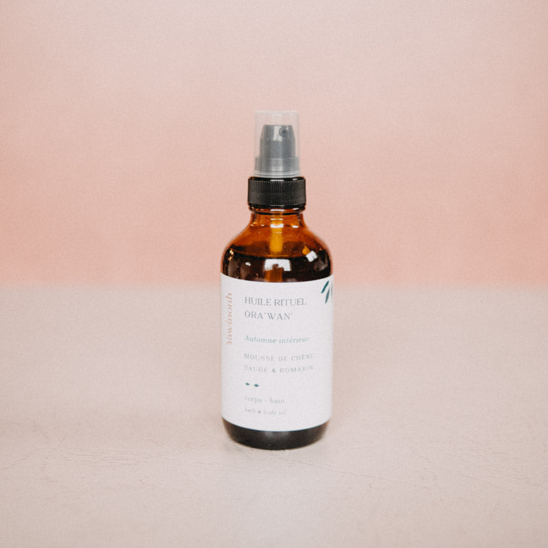 Huile rituel Automne intérieur Yawinonh en format 120ml