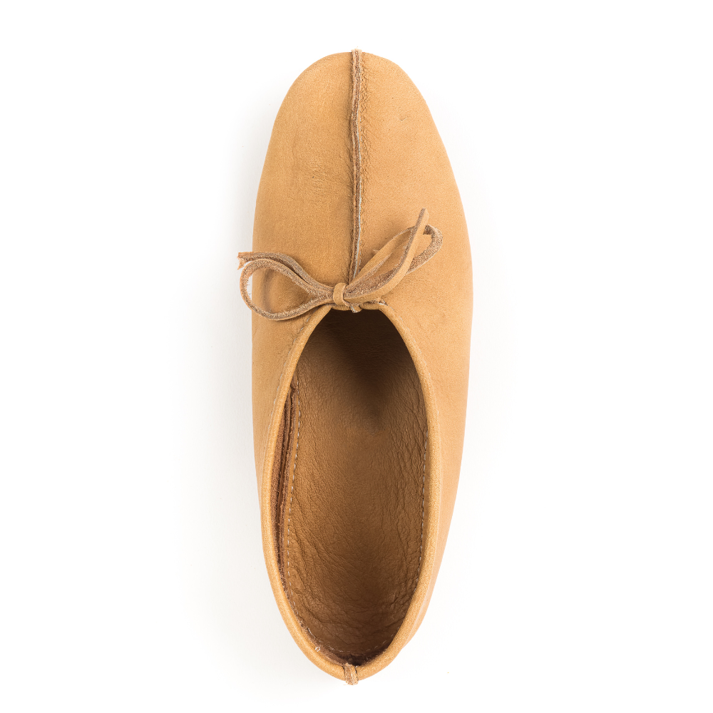 Mocassion Yata terre érable vue du dessus