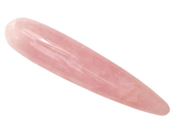 Dildo droit en quartz rose unique